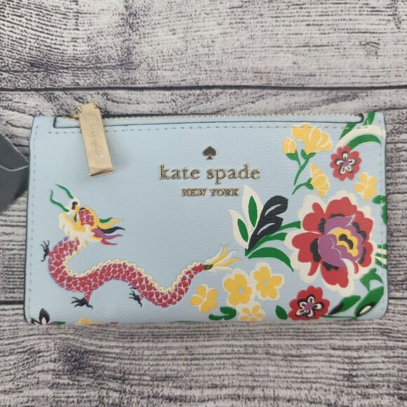 Kate Spade Lunar Year Of The Dragon Bifold Wallet NWT! Gorgeous!! KE689 - Picture 2 of 7